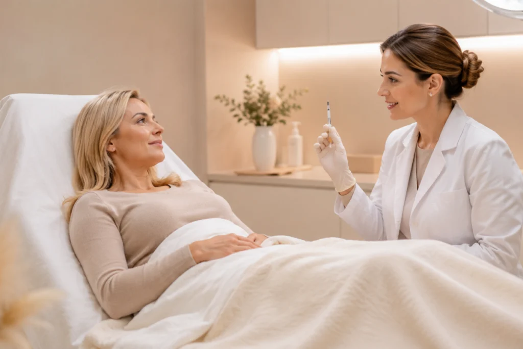 Injections d&rsquo;acide hyaluronique (Desirial®)